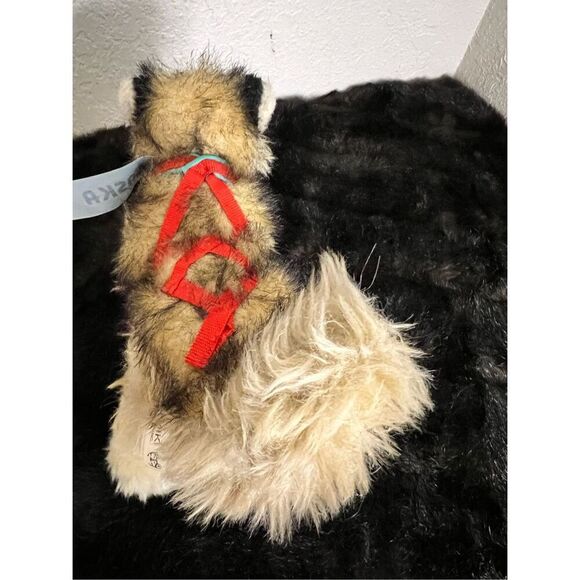 Kipmik Alaskan Malamute Plush Dog Stuffed Animal Husky Brown 8in - Picture 4 of 4